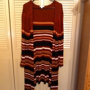 Fall long cardigan
